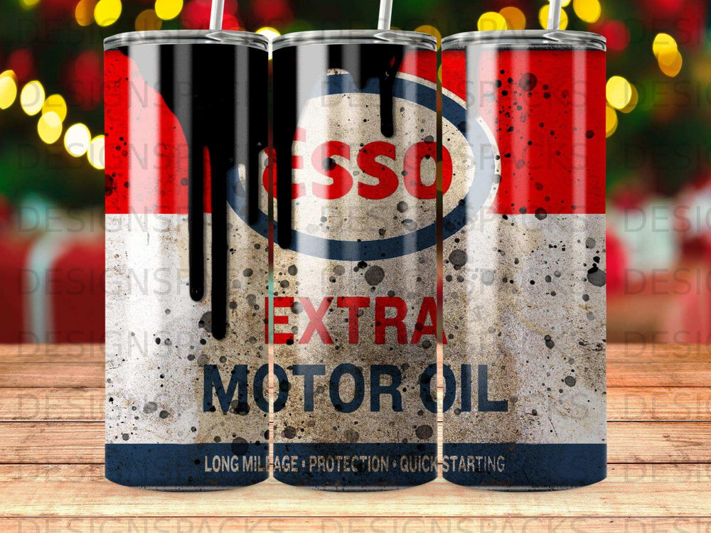 Vintage ESSO EXTRA MOTOR OIL Tumbler product type