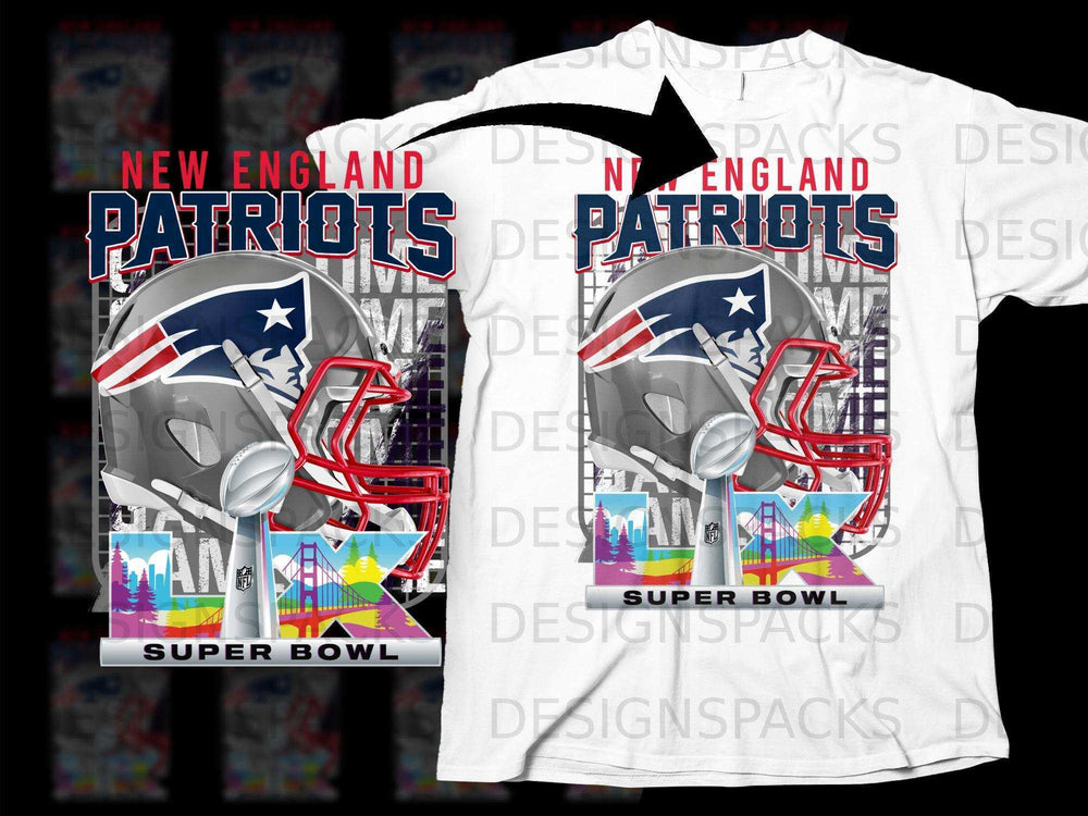 New England Patriots Super Bowl Graphic T-Shirt