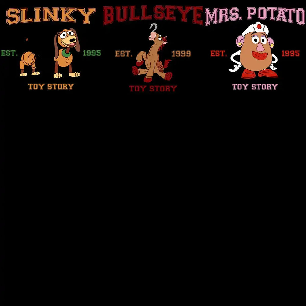 12 Cartoon Toys Streetwear Designs Bundle PNG