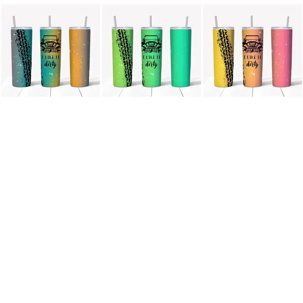 12 Colorful Jeep Tumbler Wrap Designs Bundle JPG