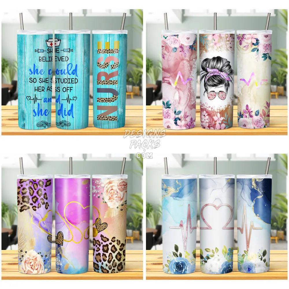 12 Nurse Tumbler Wrap Bundle Jpg