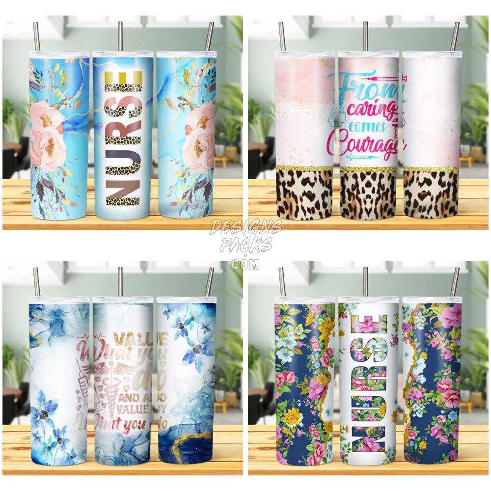 12 Nurse Tumbler Wrap Bundle Jpg