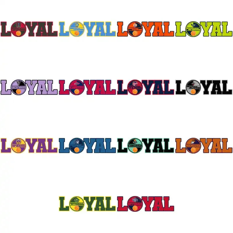 12 Women Basketball Teams Loyal Designs Bundle PNG