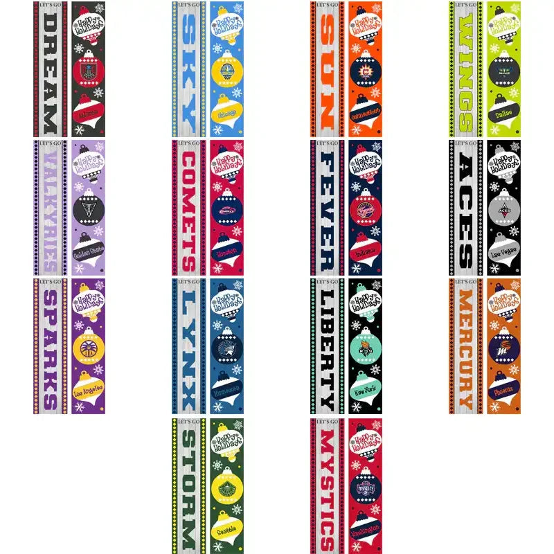 12 Women Basketball Teams Team Holiday Designs Bundle PNG