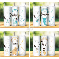 Load image into Gallery viewer, 12 Zodiac Cute Tumbler Wrap Bundle Jpg
