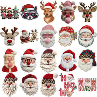 Load image into Gallery viewer, 120 Cartoons CHRISTMAS Yarn Style Designs Bundle PNG
