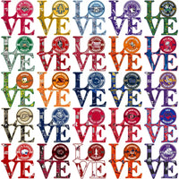 Load image into Gallery viewer, 120 College Football LOVE NCAA Teams Designs Bundle PNG

