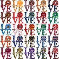 Load image into Gallery viewer, 120 College Football LOVE NCAA Teams Designs Bundle PNG
