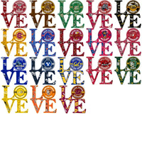 Load image into Gallery viewer, 120 College Football LOVE NCAA Teams Designs Bundle PNG

