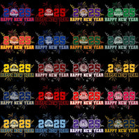Load image into Gallery viewer, 120 College Football NCAA Teams Happy New Year 2025 Designs Bundle PNG
