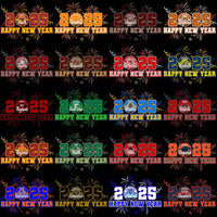 Load image into Gallery viewer, 120 College Football NCAA Teams Happy New Year 2025 Designs Bundle PNG
