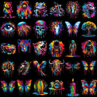 Load image into Gallery viewer, 120 Color Drip Mixed Designs Bundle PNG
