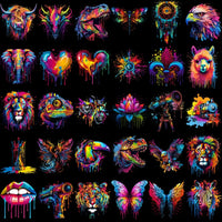 Load image into Gallery viewer, 120 Color Drip Mixed Designs Bundle PNG
