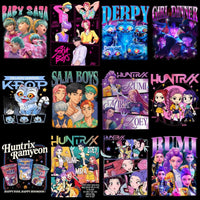 Load image into Gallery viewer, 120 KPOP Saja Movie Demon Hunters Designs Bundle PNG
