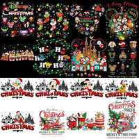 Load image into Gallery viewer, 120 Mouse Christmas Cartoon Designs Bundle Png
