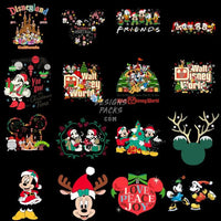 Load image into Gallery viewer, 120 Mouse Christmas Cartoon Designs Bundle Png
