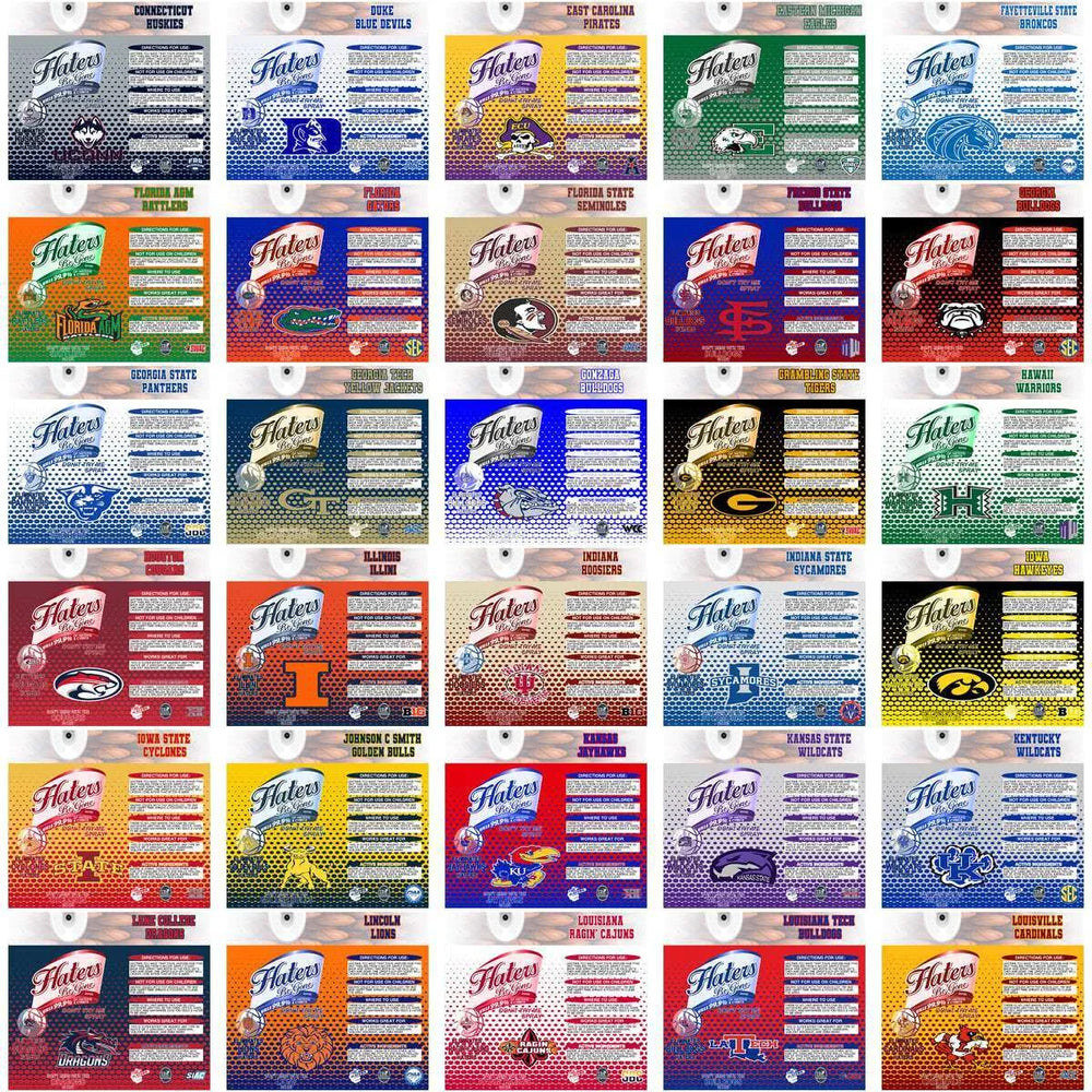 120 NCAA College Sports Hates Be Gone (MBB) Tumbler Wrap Bundle JPG