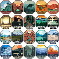 Load image into Gallery viewer, 120 USA National Parks Designs Bundle PNG
