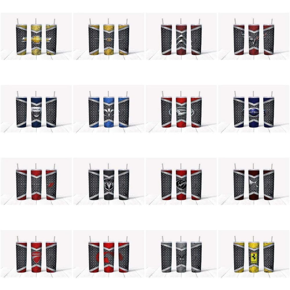 121 Automobile Brands Grunge Tumbler Wrap Designs Bundle JPG
