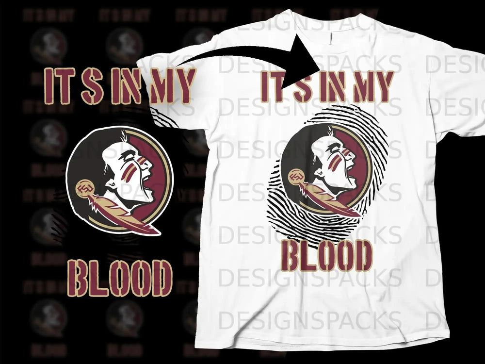 It's In My Blood Graphic T-Shirt for Fans