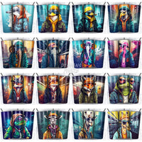 Load image into Gallery viewer, 125 Hipster Animals Tumbler Wrap Bundle Jpg
