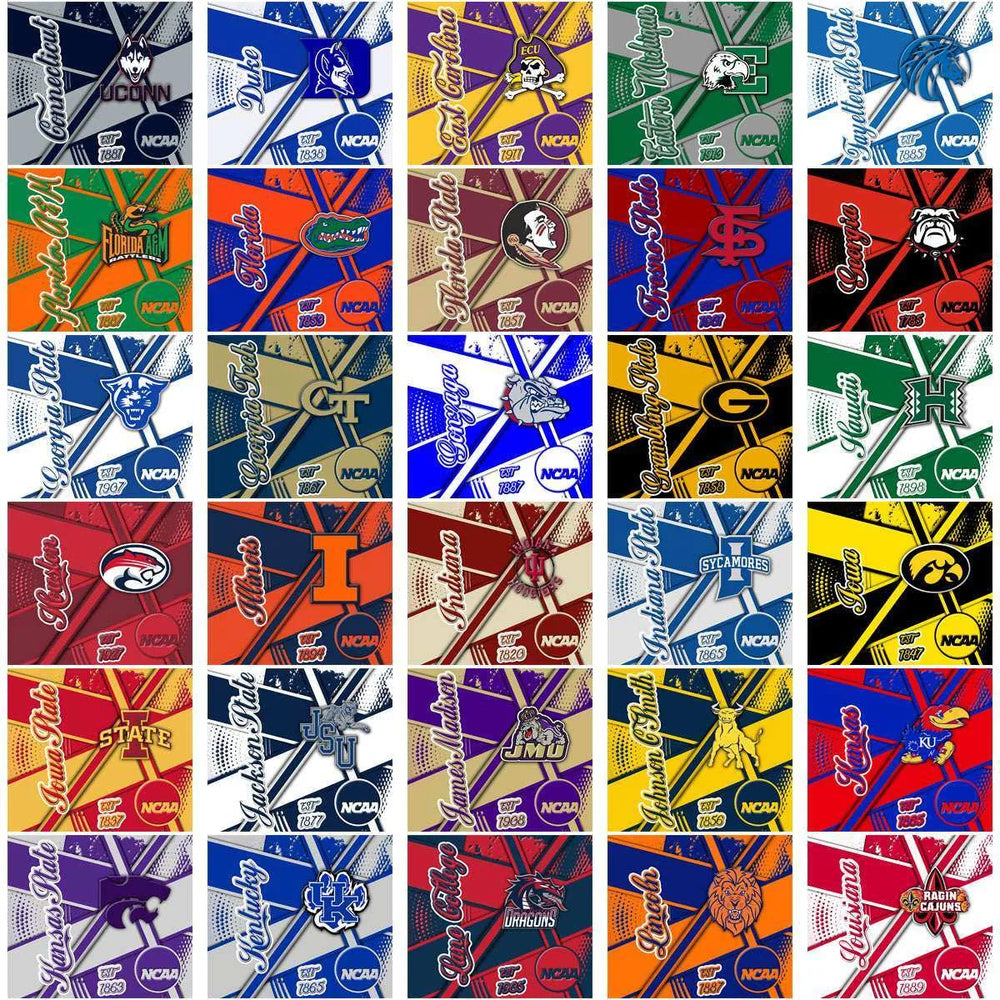 125 NCAA College Sports Team Sport Wrap Tumbler Wrap Bundle JPG