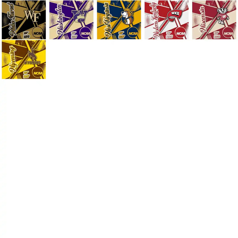125 NCAA College Sports Team Sport Wrap Tumbler Wrap Bundle JPG