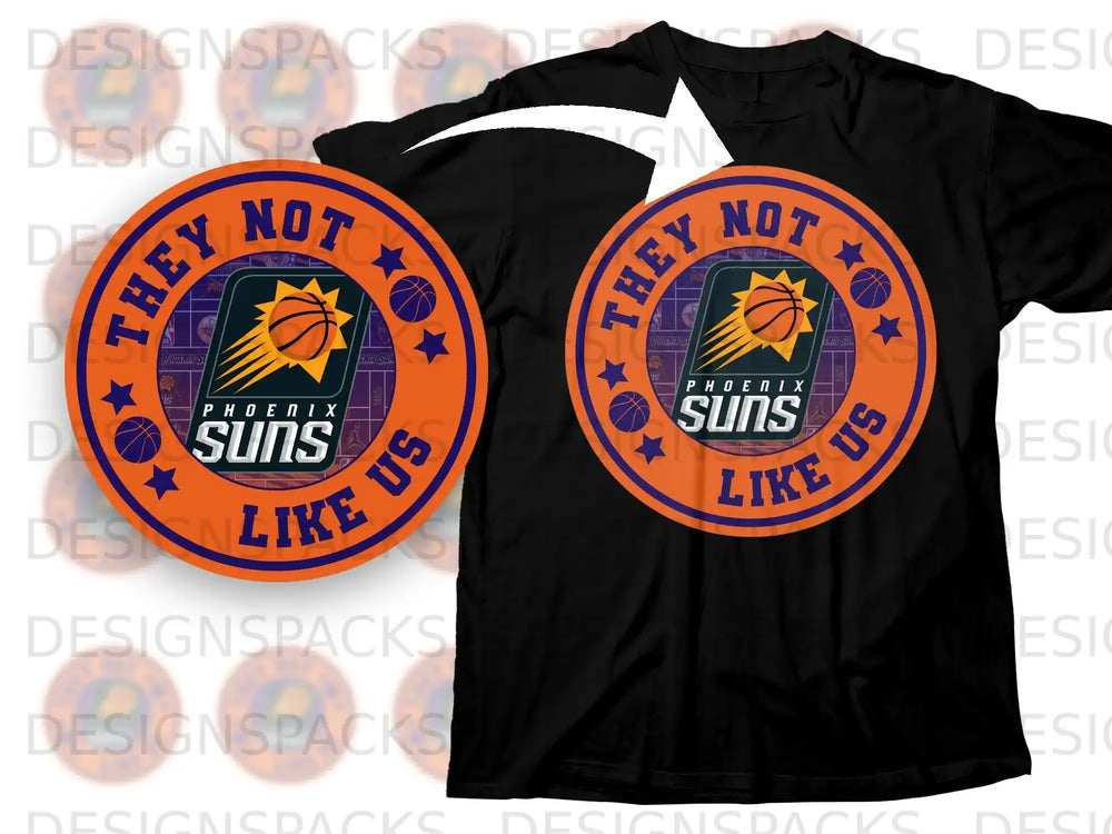 They Not Like Us Phoenix Suns Basketball Shirt