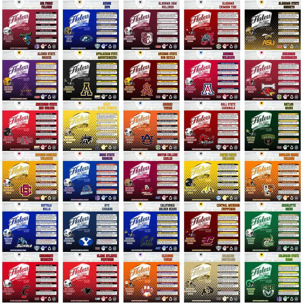 126 NCAA College Sports Haters Be Gone Tumbler Wrap Bundle JPG