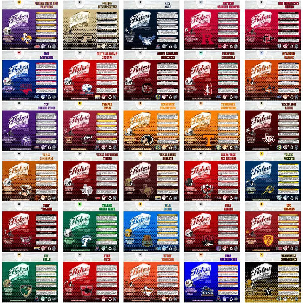 126 NCAA College Sports Haters Be Gone Tumbler Wrap Bundle JPG