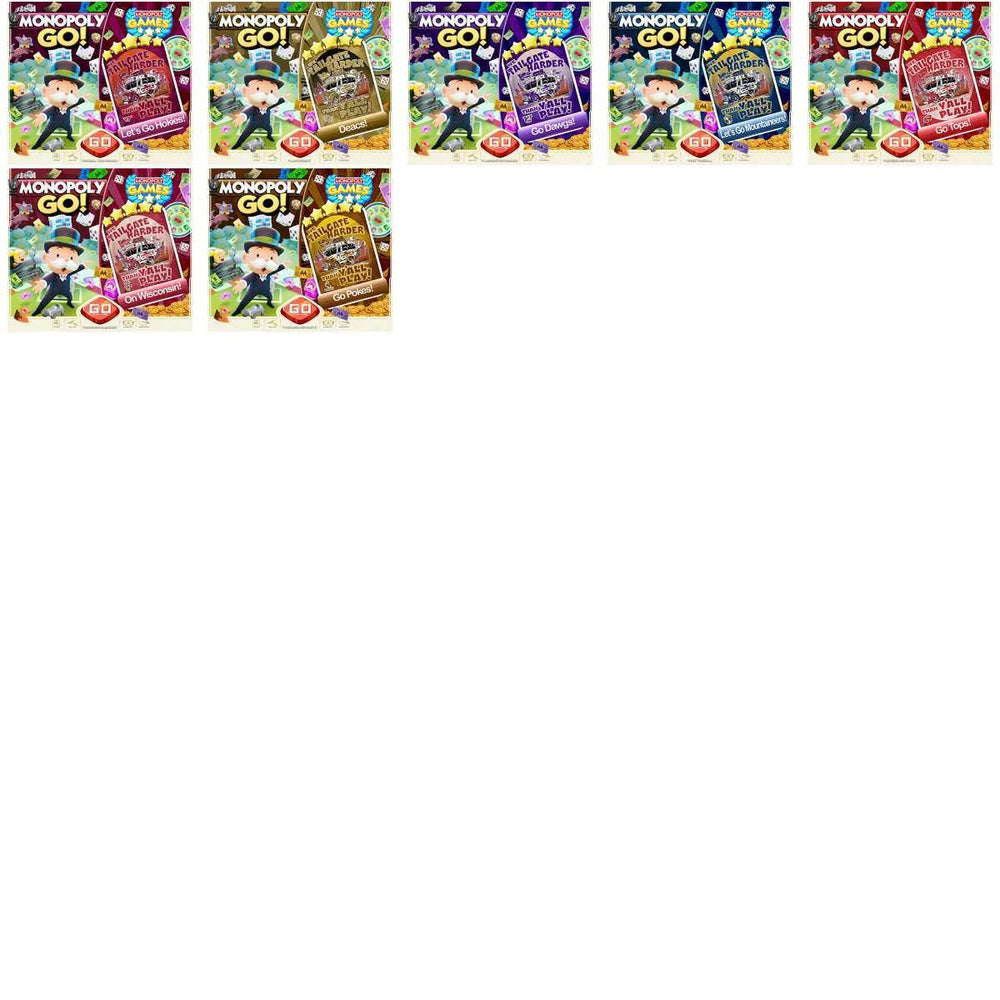126 NCAA College Sports Monopoly Go! Tumbler Wrap Bundle JPG
