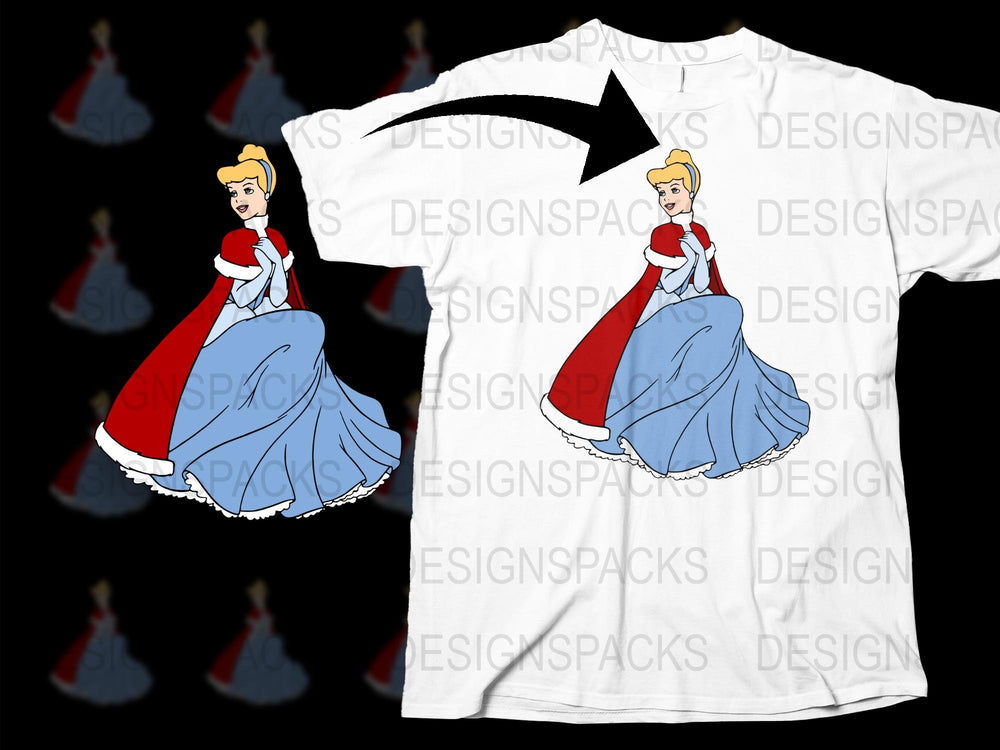 Princess Graphic T-Shirt, Vintage Cartoon Character Tee, Retro Style Women's Fashion Top, Unique Gift Idea