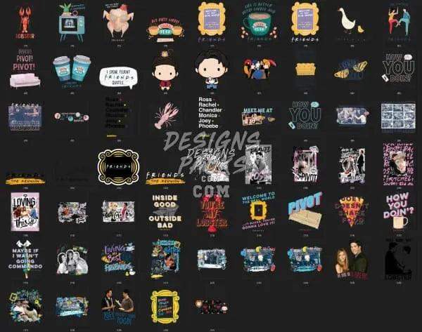 128 Series Designs Bundle PNG designspacks