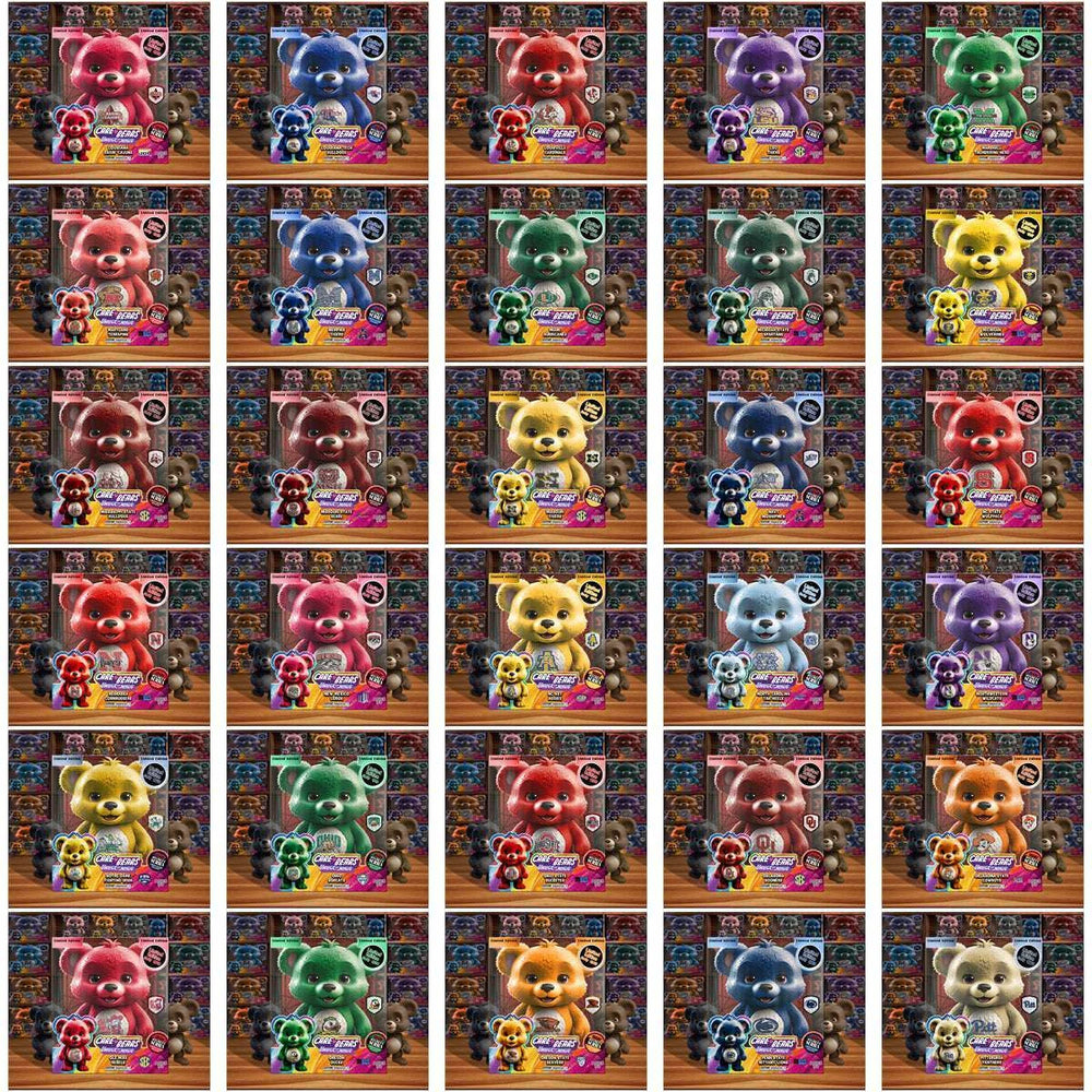 128 NCAA College Sports Care Bear Box Tumbler Wrap Bundle JPG