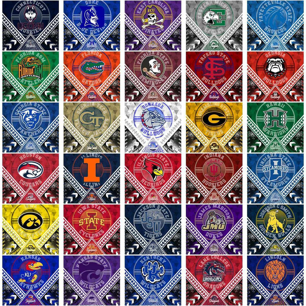 128 NCAA College Sports Diamond Lace Tumbler Wrap Bundle JPG