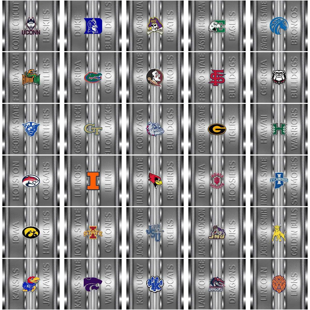 128 NCAA College Sports Metallic Tumbler Wrap Bundle JPG