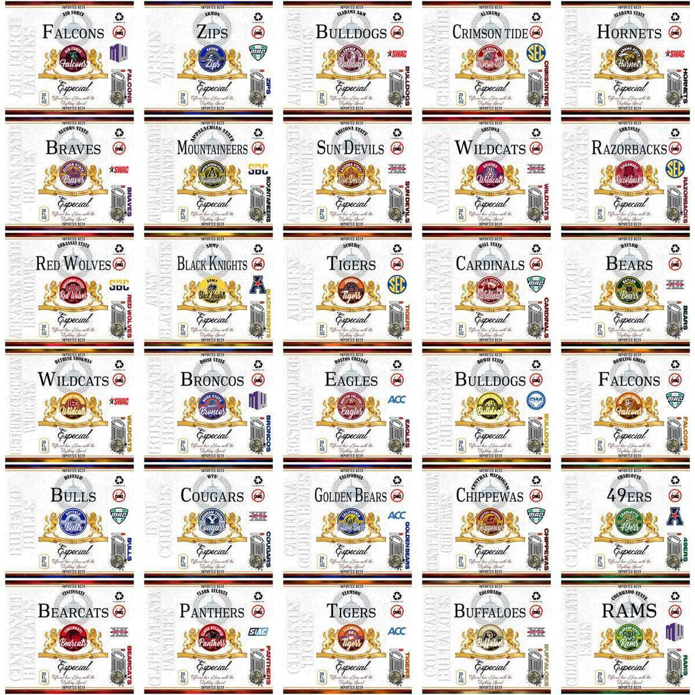 128 NCAA College Sports Modelo Tumbler Wrap Bundle JPG