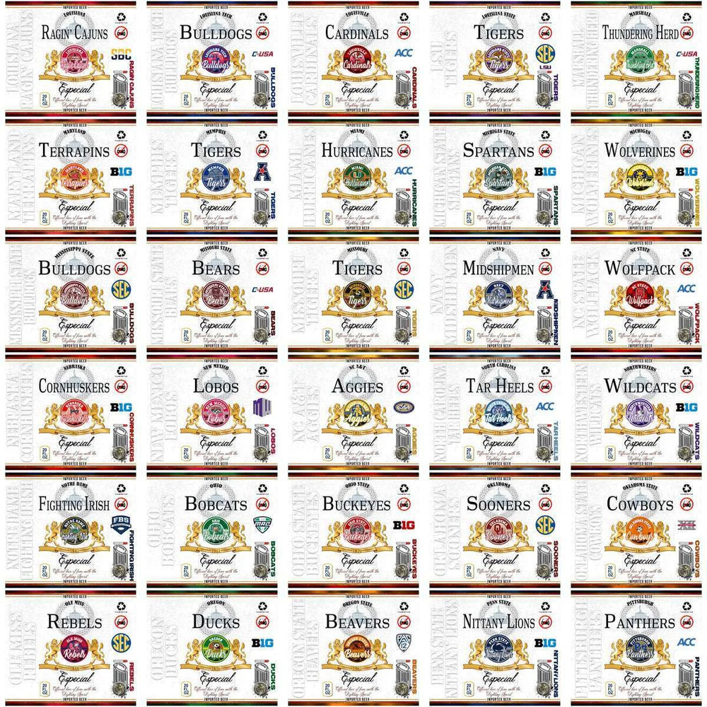 128 NCAA College Sports Modelo Tumbler Wrap Bundle JPG
