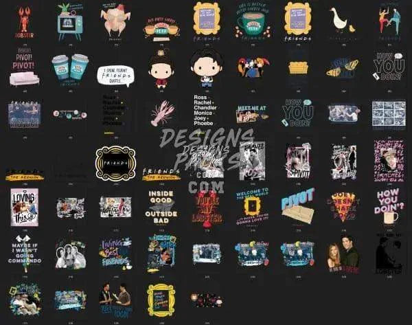 128 Series Designs Bundle PNG