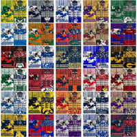 Load image into Gallery viewer, 129 NCAA College Sports Distressed BG Tumbler Wrap Bundle JPG
