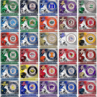 Load image into Gallery viewer, 129 NCAA College Sports Go Team Wrap Helmet Tumbler Wrap Bundle JPG
