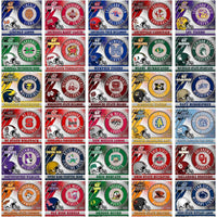 Load image into Gallery viewer, 129 NCAA College Sports Go Team Wrap Helmet Tumbler Wrap Bundle JPG
