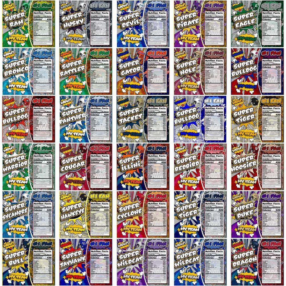 129 NCAA College Sports Super Team Tumbler Wrap Bundle JPG