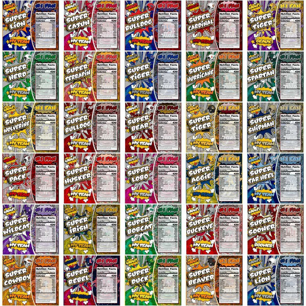 129 NCAA College Sports Super Team Tumbler Wrap Bundle JPG