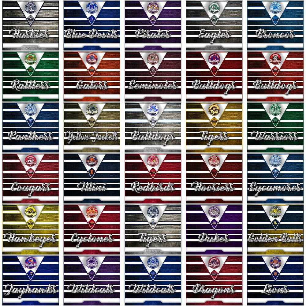 129 NCAA College Sports YETI Tumbler Wrap Bundle JPG