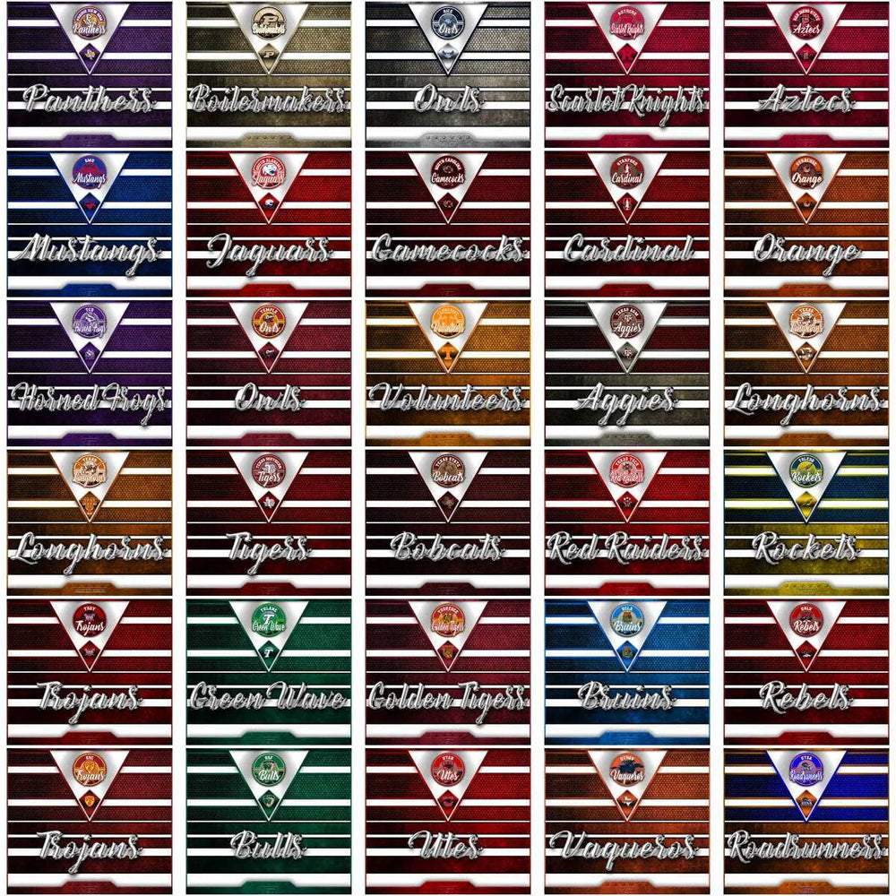 129 NCAA College Sports YETI Tumbler Wrap Bundle JPG