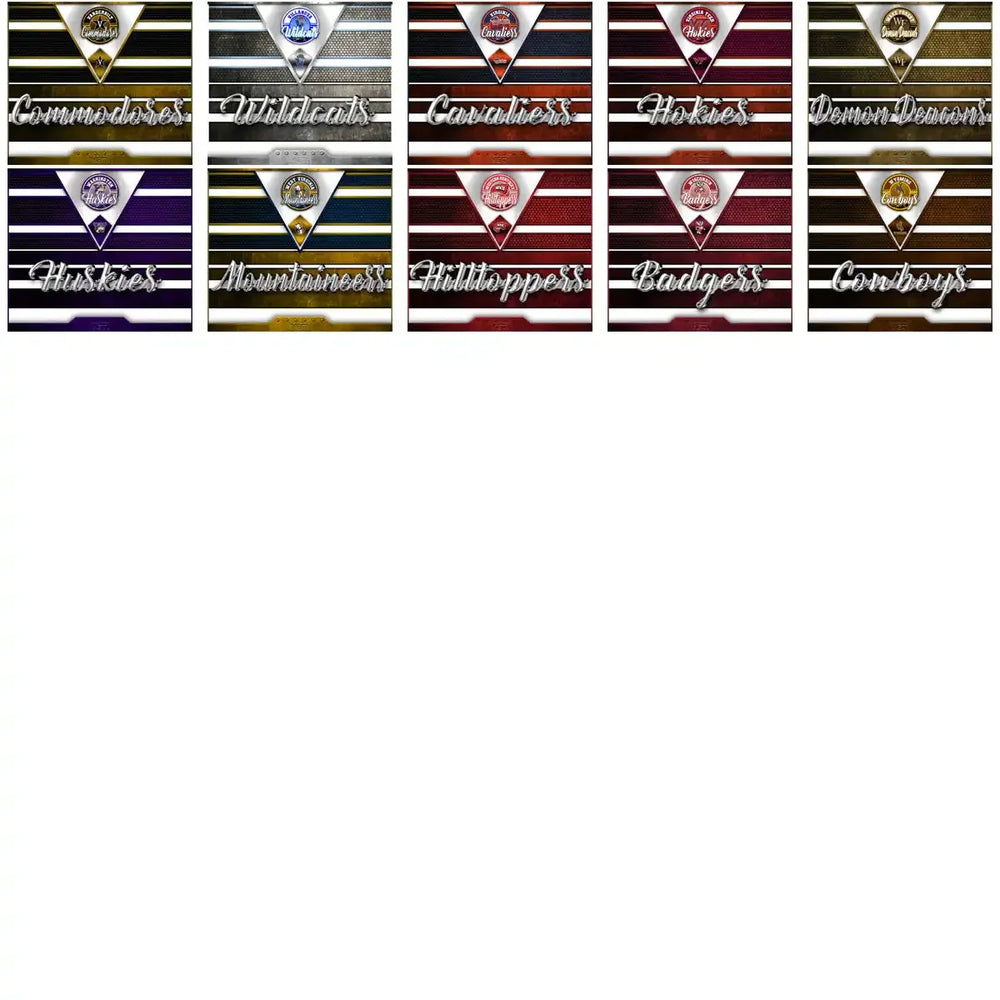 129 NCAA College Sports YETI Tumbler Wrap Bundle JPG