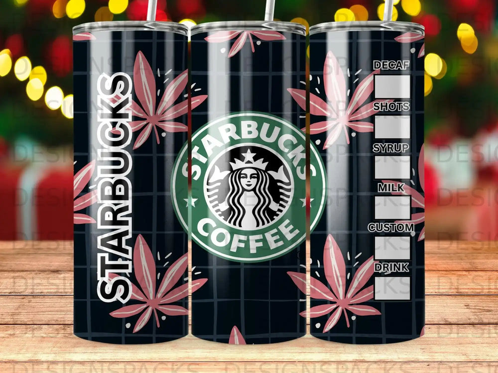 Starbucks Cannabis Leaf Custom Drink Order Tumbler product type