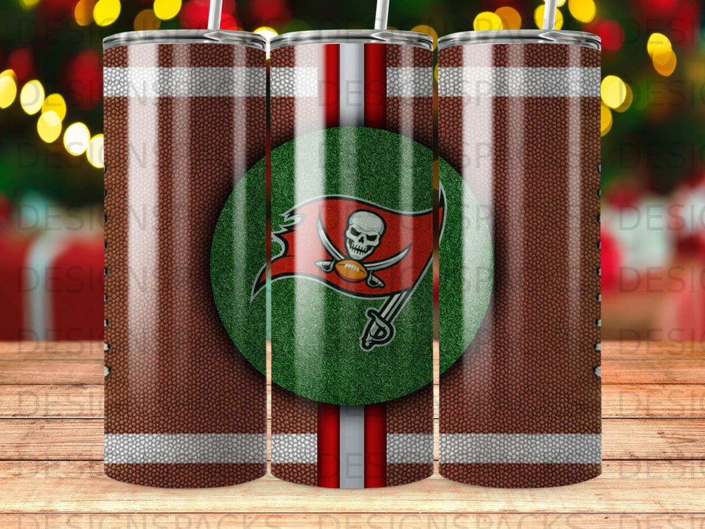 Football Pattern Buccaneers Green Field Center Circle product type