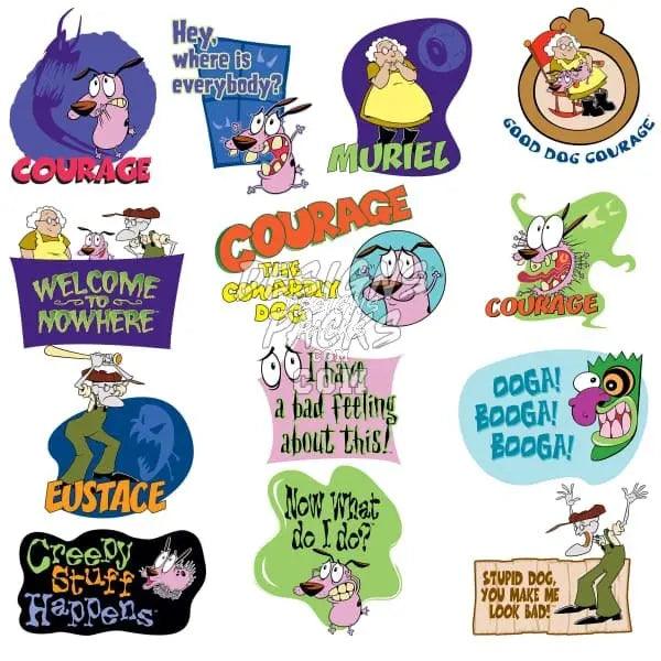 13 Cartoon Designs Bundle PNG designspacks